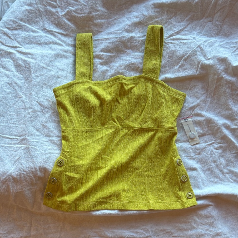 Anthropologie Yellow Top
